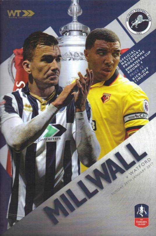 MILLWALL v WATFORD 2016/17 (FA CUP)